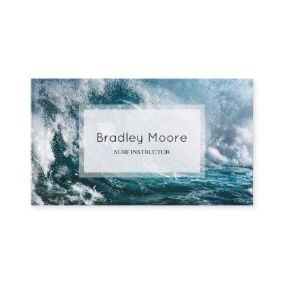 Surf Instructor Coach Trainer Blue Wave Sport
