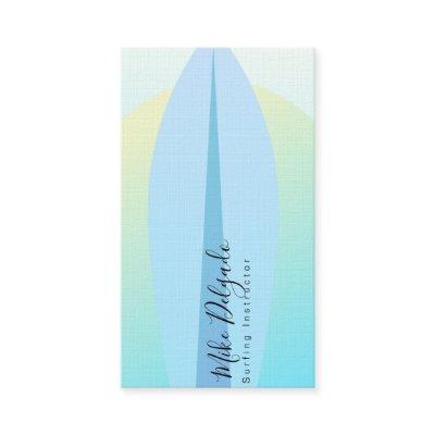 Surfing Instructor Ombre Surf Board Sunset