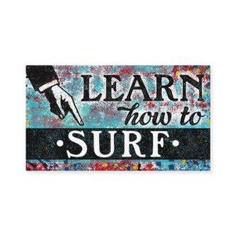 Surfing Lessons  - Blue Red