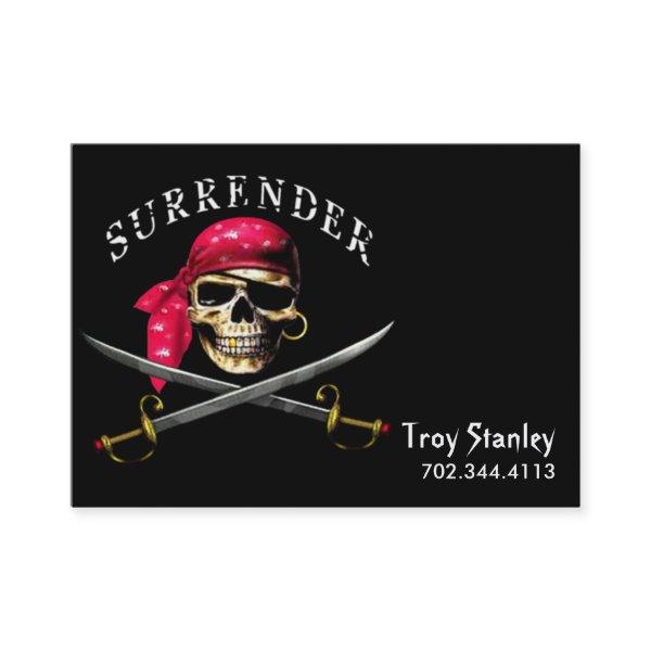 Surrender Pirate  template