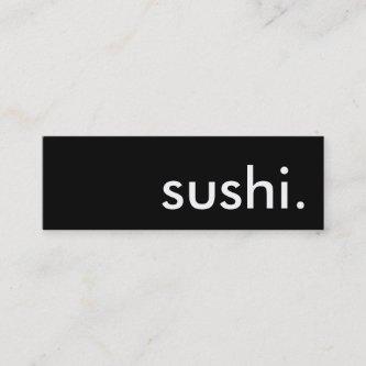 sushi. mini