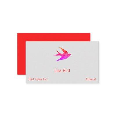 Swallow (Letterpress Style)