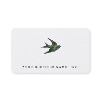 Swallow (Letterpress Style)