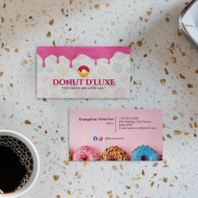 Sweet Donuts Business | Pink Cute Cream