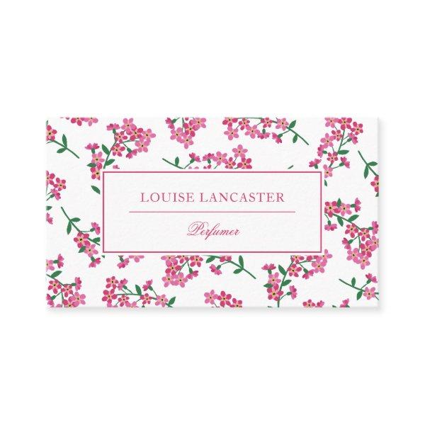 Sweet Pink Flowers Floral Pattern