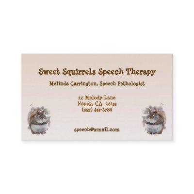 Sweet Squirrels Speech Therapy