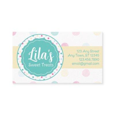Sweet Treats Party Fun Colorful Dot Pattern Custom