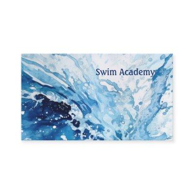 Swim instructor splash