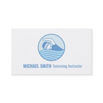 Swimmer Logo Swimming Instructor