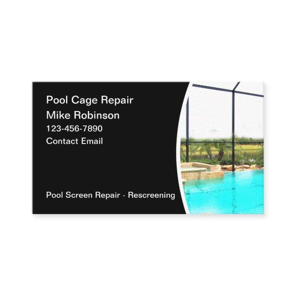 Swimming Pool Cage Rescreening