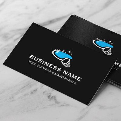 Swimming Pool Cleaning & Repair Service Black