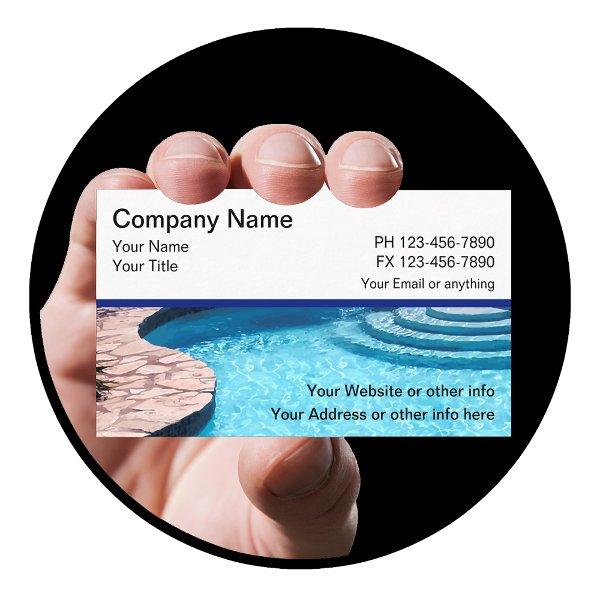 Swimming Pool With Steps And Deck
