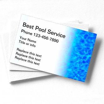 Swimming Pools And Service