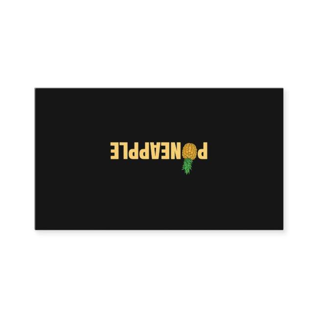 Swinger Pineapple Upside Down Phrase for Men Women