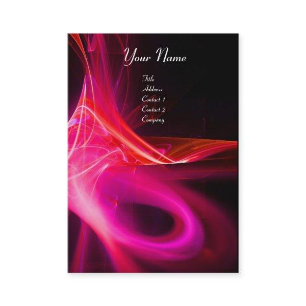 SWIRL 2 MONOGRAM Vibrant black pink red