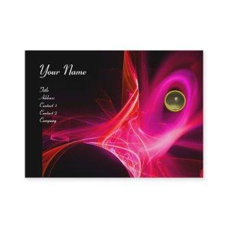 SWIRL  GEM MONOGRAM Vibrant black pink red