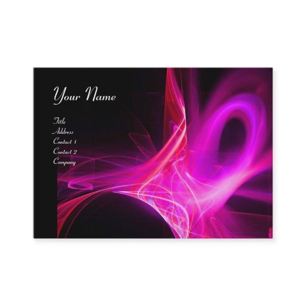 SWIRL MONOGRAM Vibrant black pink red violet