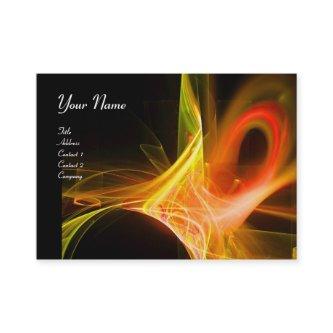 SWIRL MONOGRAM Vibrant black pink red yellow