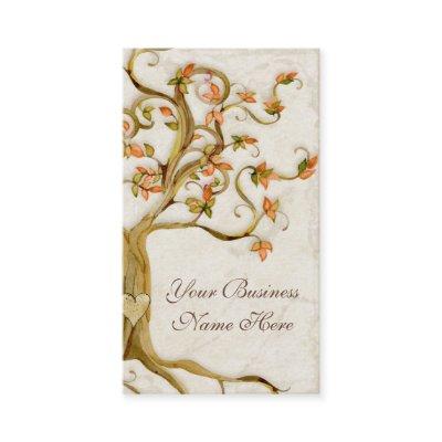 Swirl Tree Roots Antique Tan Professional Business