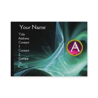 SWIRLGEM MONOGRAM Vibrant black green pink