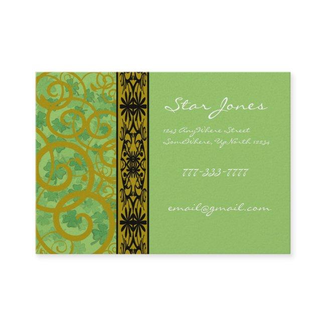 Swirls and Clover and Shamrocks Galore