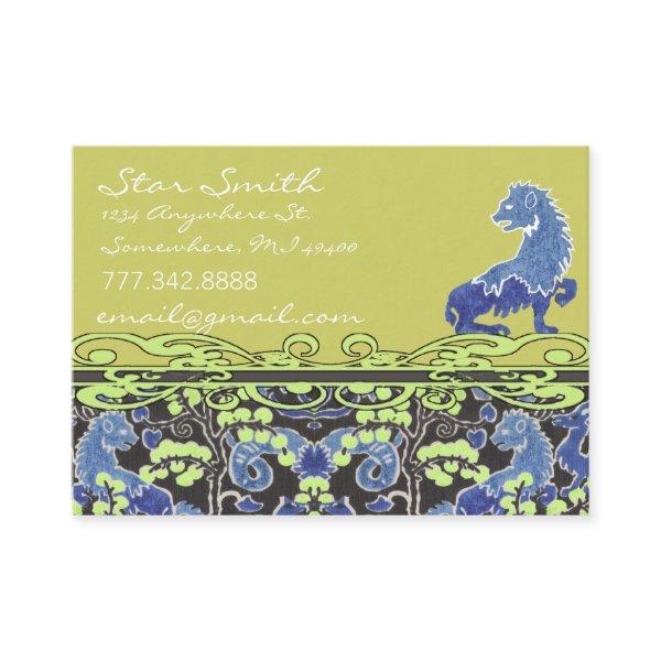 Swirly Rielaboration of Vintage Animal Print