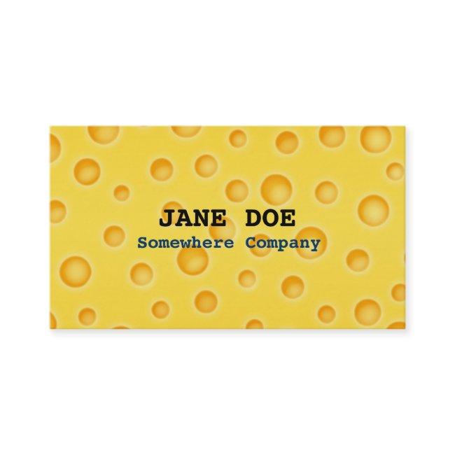 Swiss Cheese Cheezy Texture Pattern