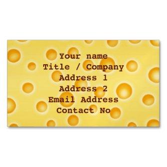 Swiss Cheese Cheezy Texture Pattern Magnetic