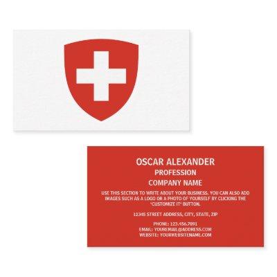 Swiss Coat of Arms, Flag of Switzerland