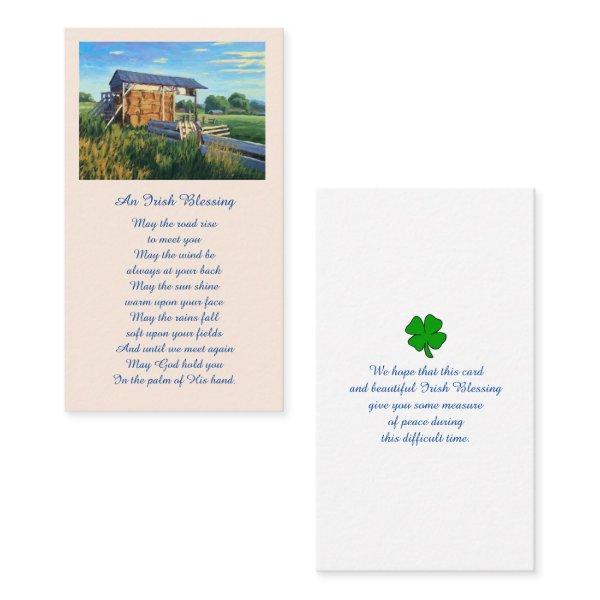 Sympathy Picture Remembrance Card
