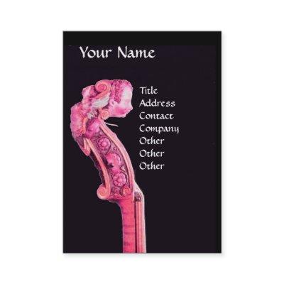 SYMPHONIA CLASSIC MUSIC Pink Fuchsia Violin Scroll