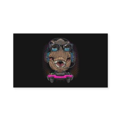 T Rex Dino Gamer Computer Video Game Lover Streami