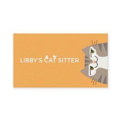 Tabby Cat Pet Sitting QR Code