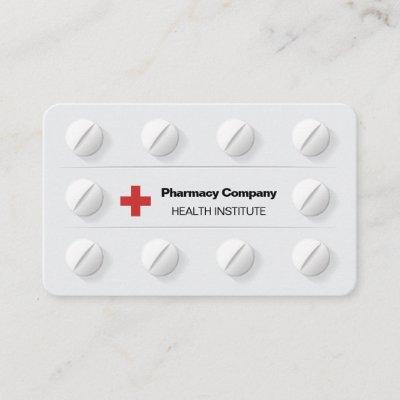 Tablets Pills Box Professional Medical Cross