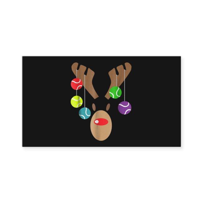 Tacky Christmas Tennis Reindeer With Tennis Ball