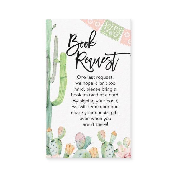 Taco Cactus Fiesta Themed Book Request Insert