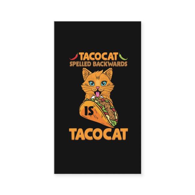 Taco Cat Spelled Backwards Tacocat Mexican Food