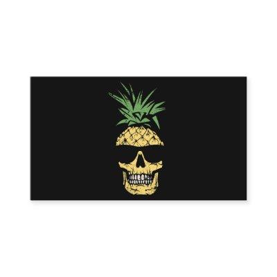Tactical Pineapple Skull In Sunglasses Funny Tropi