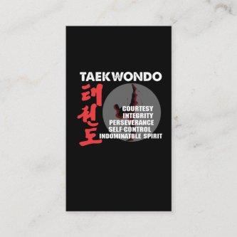 Taekwondo Tenets Martial Arts Tae kwon do