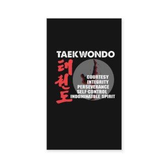 Taekwondo Tenets Martial Arts Tae kwon do