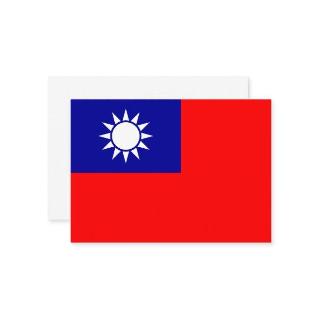 Taiwan Flag: Republic of China, Chinese Taipei