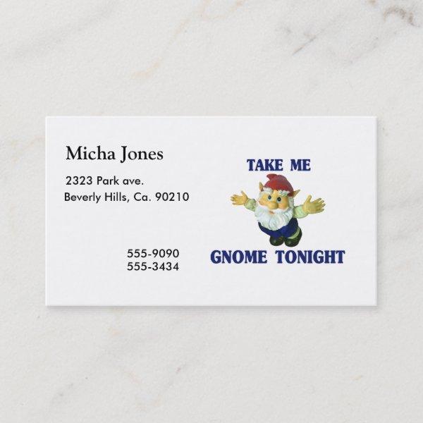 Take Me Gnome Tonight
