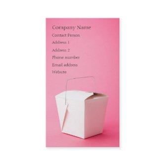 Takeout Profile Card - Two-sided