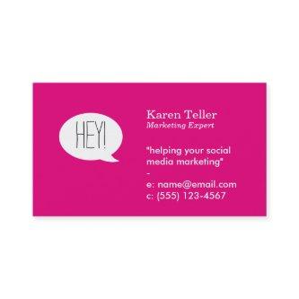 Talk Bubble (hot pink)