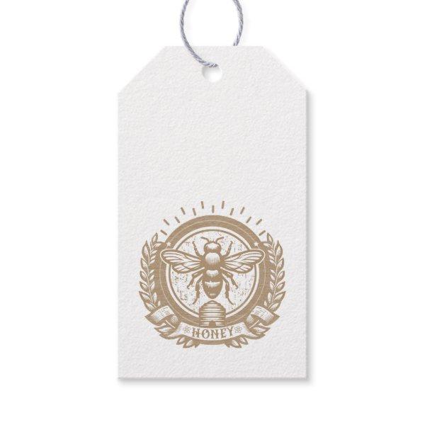 Tan Honey Bee Tag