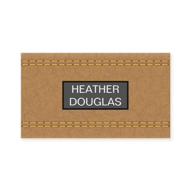 Tan Leather | Seems Stitched