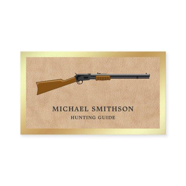 Tan Leather Shotgun Rifle Gun Shop Gunsmith