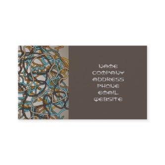 Tangled Threads Abstract Design