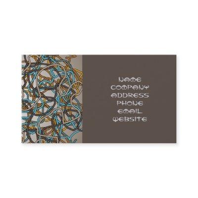 Tangled Threads Abstract Design