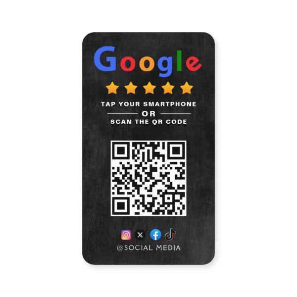 Tap to Review Google Review QR Code Google Ratings